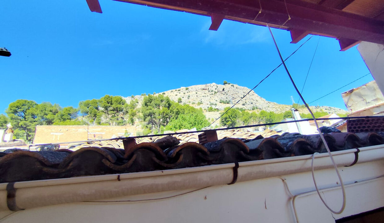 19 Casa en venta en Cocentaina - Terraza con vistas a la montana