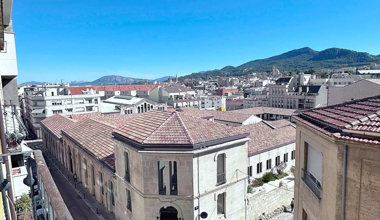 12 Piso en venta en Santa Rosa, Alcoy - Vistas desde el balcon