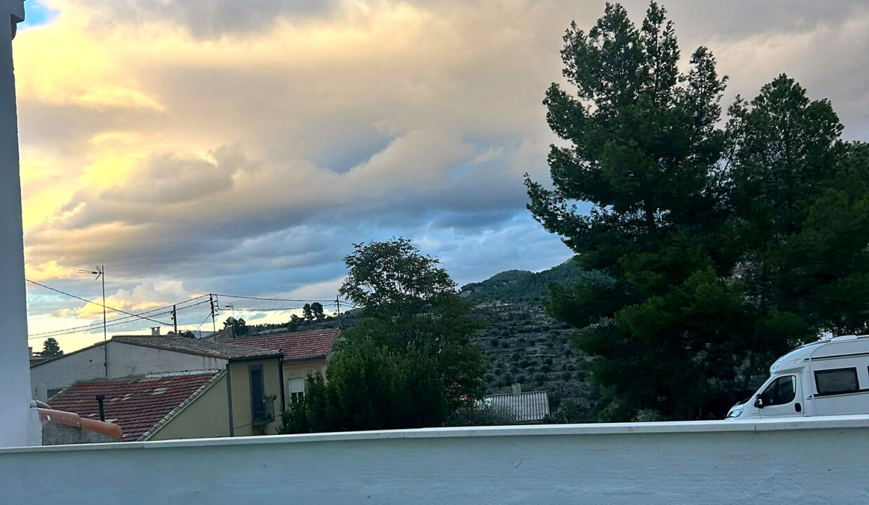 13 Casa unifamiliar en venta en Zona Alta, Alcoy - Terraza con vistas